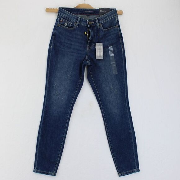 Tommy Hilfiger TH Flex Curvy Fit Distressed S Prestige Wash 6 - Picture 2 of 4